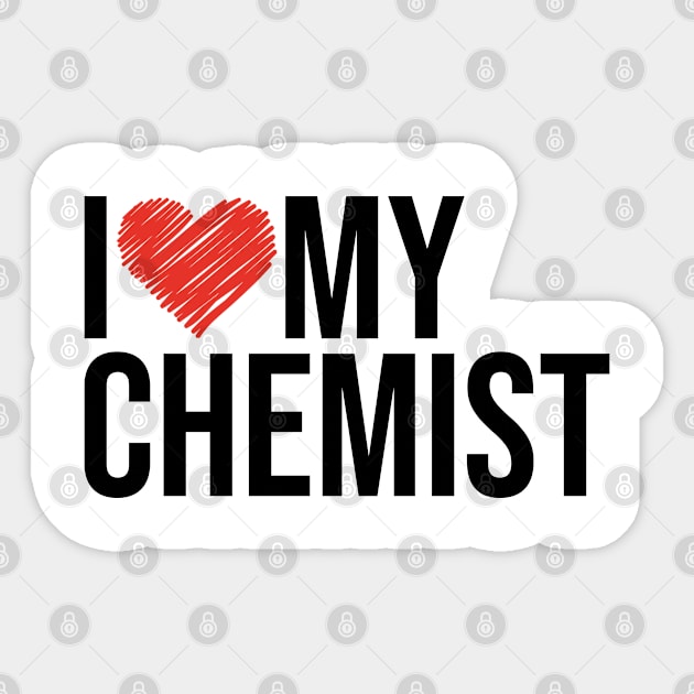 Chemist wife husband gifts for her Sticker by NeedsFulfilled